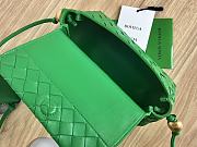 Fortok Bottega Veneta Multi Cross Body Pouch Green 717429 18x9x8cm - 2