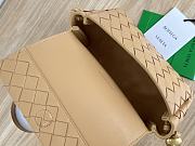 Fortok Bottega Veneta Multi Cross Body Pouch Beige 717429 18x9x8cm - 4