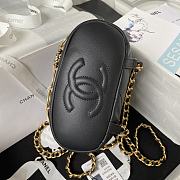Fortok Chanel 23B Calfskin & Gold-Tone Metal Black Backpack AS4275 18x18x8cm - 5