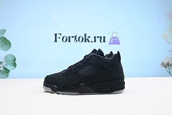 Fortok Air Jordan X Kaws Air 4 Retro 930155-001 Black Sneakers