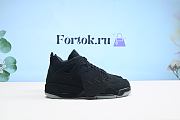 Fortok Air Jordan X Kaws Air 4 Retro 930155-001 Black Sneakers - 6
