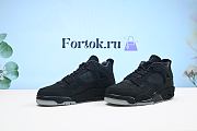 Fortok Air Jordan X Kaws Air 4 Retro 930155-001 Black Sneakers - 3