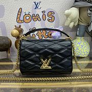 Fortok Louis Vuitton GO-14 Twist Bag Black M22891 23x16x10cm - 1