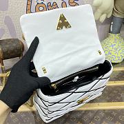 Fortok Louis Vuitton GO-14 Twist Bag Black&White M22890 23x16x10cm - 3