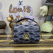 Fortok Louis Vuitton GO-14 Twist Bag Black/Pink M23569  23x16x10cm - 1