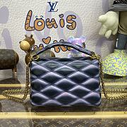 Fortok Louis Vuitton GO-14 Twist Bag Black/Pink M23569  23x16x10cm - 3