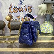 Fortok Louis Vuitton GO-14 Twist Bag Dark Blue 23x16x10cm - 6