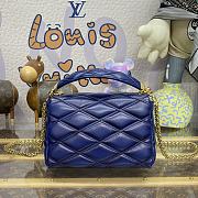 Fortok Louis Vuitton GO-14 Twist Bag Dark Blue 23x16x10cm - 3