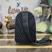 Fortok Louis Vuitton Takeoff Backpack Black M57079 43x30x14cm  - 4