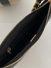 Fortok Chanel 23B Chain Hobo Armpit Bag Black 23.5x15x2cm - 5