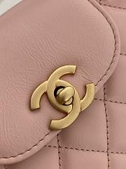 Fortok Chanel 23K Kelly Bag Light Pink 19x13x7cm - 5