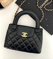 Fortok Chanel 23K Kelly Bag Black 19x13x7cm - 1