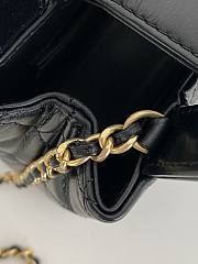 Fortok Chanel 23K Kelly Bag Black 19x13x7cm - 3