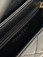 Fortok Chanel 23K Kelly Bag Black 19x13x7cm - 2