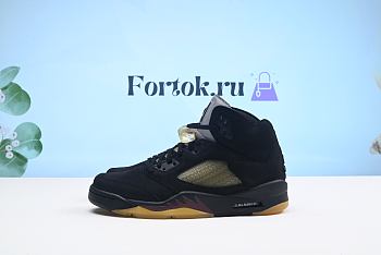 Fortok Nike Air Jordan 5 Retro FD1330-001 Black Gold Sneakers