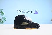 Fortok Nike Air Jordan 5 Retro FD1330-001 Black Gold Sneakers - 4