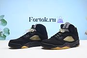 Fortok Nike Air Jordan 5 Retro FD1330-001 Black Gold Sneakers - 3