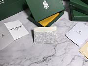 Fortok Goyard Card Holder White 10.5x7.3cm - 1