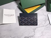 Fortok Goyard Card Holder Black 10.5x7.3cm - 1