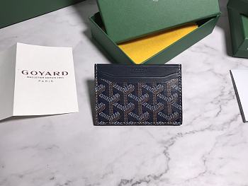 Fortok Goyard Card Holder Black 10.5x7.3cm