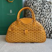 Fortok Goyard Goyardine St.Jeanne Bag Yellow 35×33x11.5cm - 1