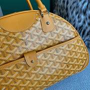 Fortok Goyard Goyardine St.Jeanne Bag Yellow 35×33x11.5cm - 6