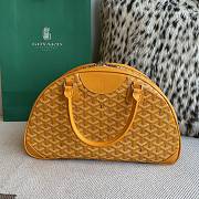 Fortok Goyard Goyardine St.Jeanne Bag Yellow 35×33x11.5cm - 2