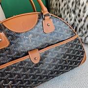 Fortok Goyard Goyardine St.Jeanne Bag Black and Brown 35×33x11.5cm - 3