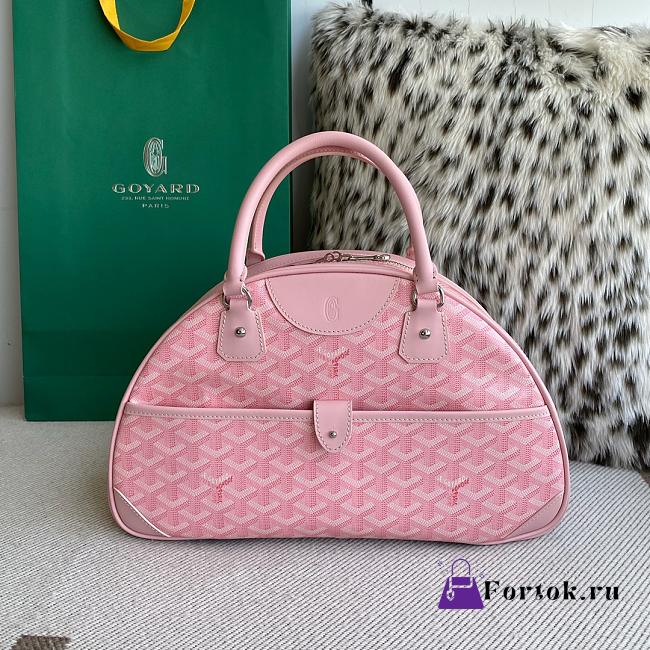 Fortok Goyard Goyardine St.Jeanne Bag Pink 35×33x11.5cm - 1