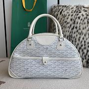 Fortok Goyard Goyardine St.Jeanne Bag White 35×33x11.5cm - 1