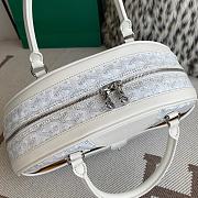Fortok Goyard Goyardine St.Jeanne Bag White 35×33x11.5cm - 6