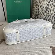 Fortok Goyard Goyardine St.Jeanne Bag White 35×33x11.5cm - 3