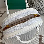 Fortok Goyard Goyardine St.Jeanne Bag White 35×33x11.5cm - 4
