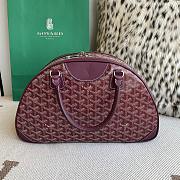 Fortok Goyard Goyardine St.Jeanne Bag Burgundy 35×33x11.5cm - 3