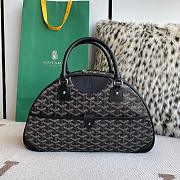 Fortok Goyard Goyardine St.Jeanne Bag Black 35×33x11.5cm - 1