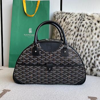 Fortok Goyard Goyardine St.Jeanne Bag Black 35×33x11.5cm