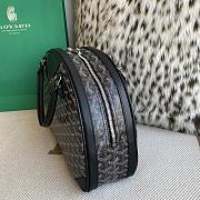 Fortok Goyard Goyardine St.Jeanne Bag Black 35×33x11.5cm - 5