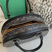 Fortok Goyard Goyardine St.Jeanne Bag Black 35×33x11.5cm - 6