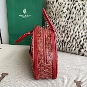 Fortok Goyard Goyardine St.Jeanne Bag Red 35×33x11.5cm - 5