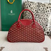 Fortok Goyard Goyardine St.Jeanne Bag Red 35×33x11.5cm - 4