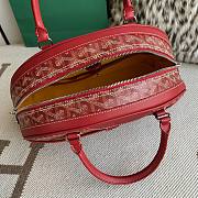 Fortok Goyard Goyardine St.Jeanne Bag Red 35×33x11.5cm - 3