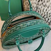 Fortok Goyard Goyardine St.Jeanne Bag Green 35×33x11.5cm - 3