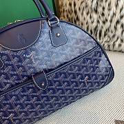 Fortok Goyard Goyardine St.Jeanne Bag Dark Blue 35×33x11.5cm - 2