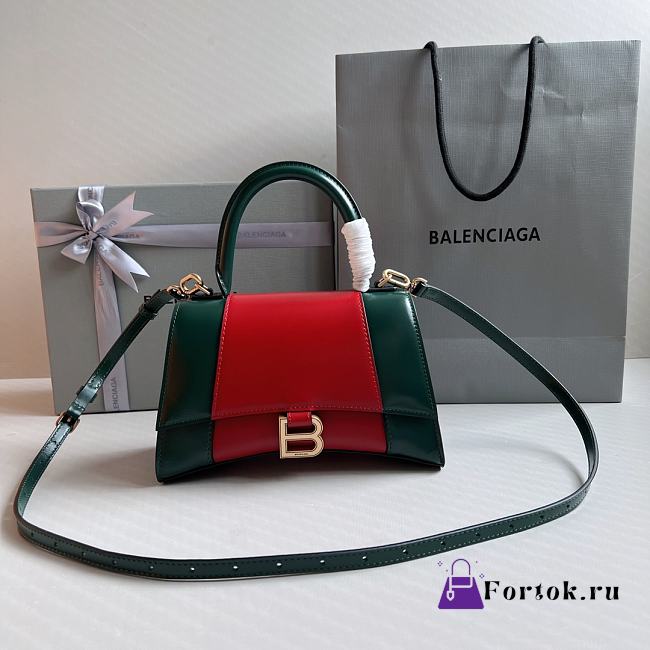 Fortok Gucci The Hacker Project Hourglass Green&Red Bag 23x10x14cm - 1