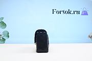Fortok Chanel Ceiling Filled With Super Logo Bag Black 23x14x7cm - 4