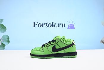 Fortok Nike SB Dunk Low x The Powerpuff Girls Buttercup FZ8319-300 Sneakers 