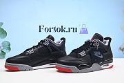 Fortok Nike Air Jordan 4 Retro OG 'Bred' FV5029-006 Black&Red Sneakers - 4