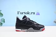 Fortok Nike Air Jordan 4 Retro OG 'Bred' FV5029-006 Black&Red Sneakers - 3