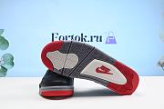 Fortok Nike Air Jordan 4 Retro OG 'Bred' FV5029-006 Black&Red Sneakers - 2