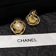 Fortok Chanel 925 Sterling Silver Earrings   - 5